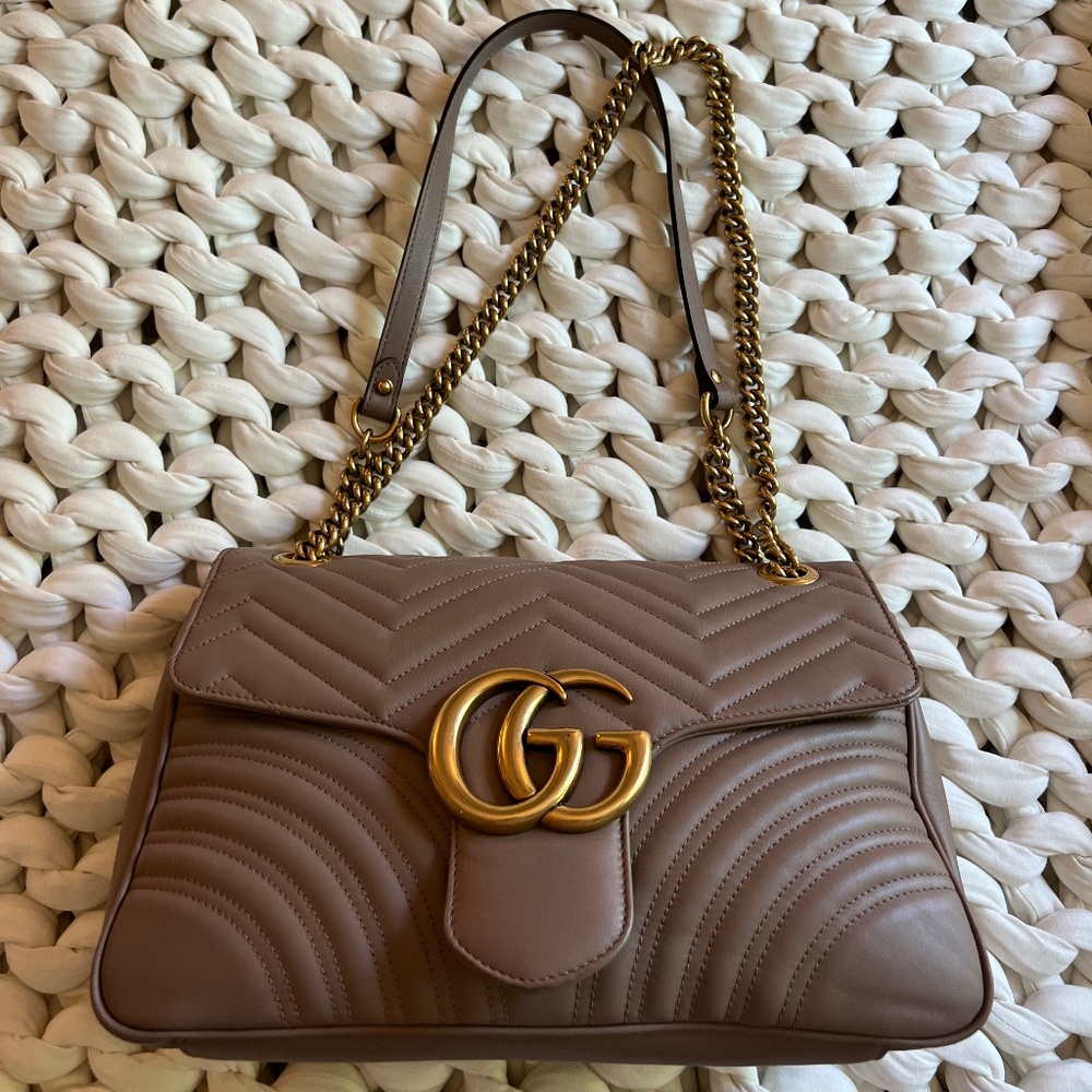 Gucci GG Marmont Matelessé Shoulder Bag - DISCONTINUED & IN GOOD USED CONDITION